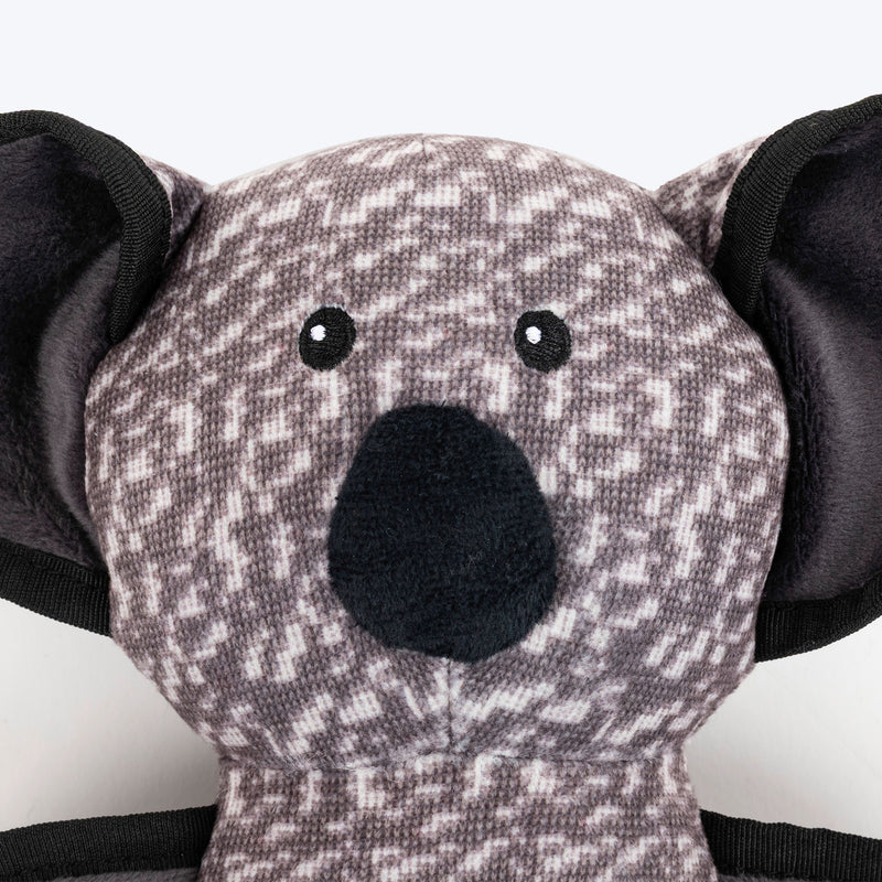 Dash Dog Curious Koala Interactive Toy For Dog - Grey