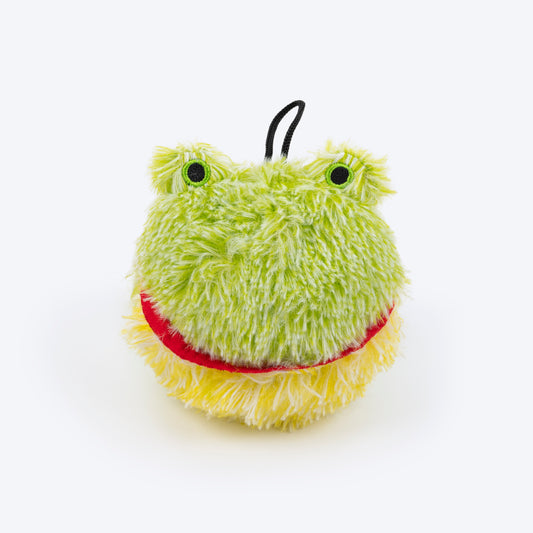 HUFT Friendly Froggo Plush Toy For Dog - Green