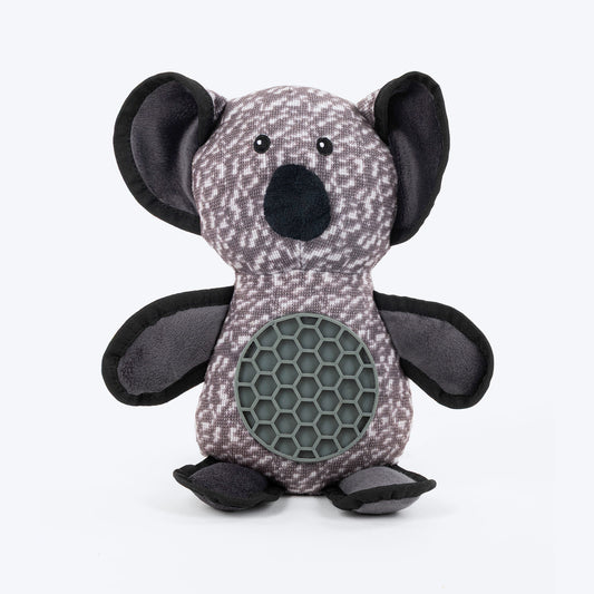 Dash Dog Curious Koala Interactive Toy For Dog - Grey
