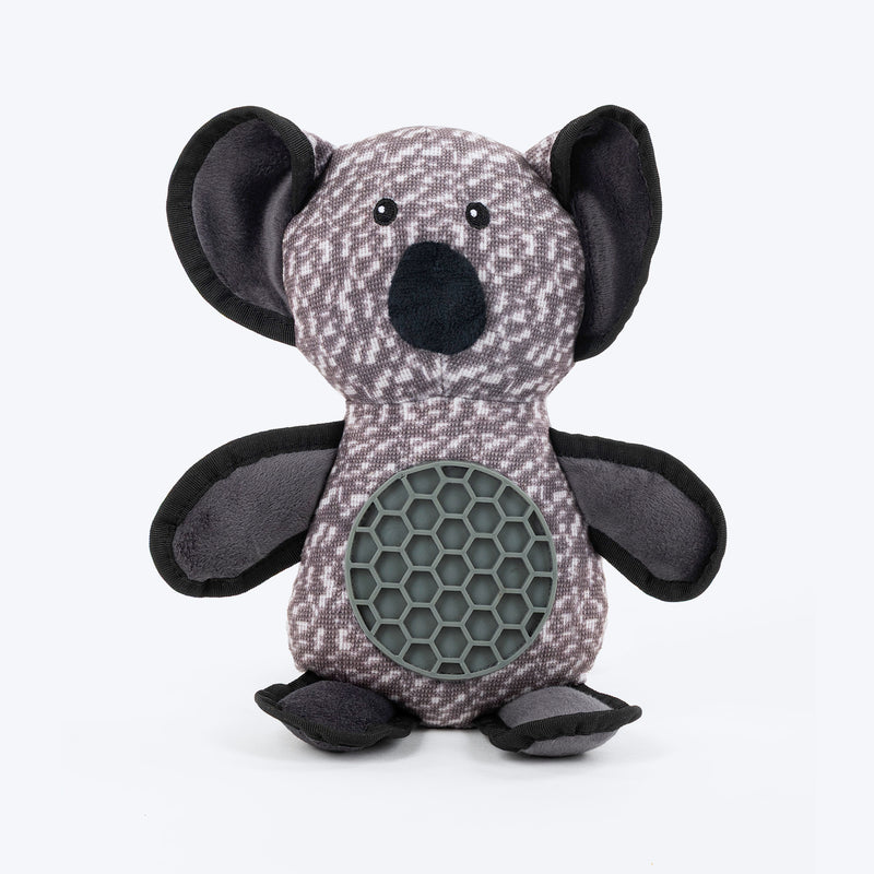 Dash Dog Curious Koala Interactive Toy For Dog - Grey