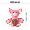 Dash Dog Squeaky Pig Interactive Toy For Dog - Pink