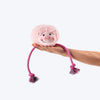 HUFT Plump Piggy Plush Toy For Dog - Pink