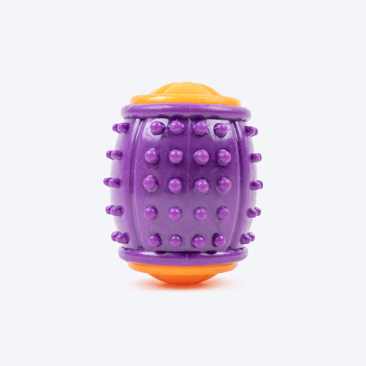 Dash Dog Spikey Sprinter Chew Toy For Dog - Purple & Orange - Heads Up For Tails