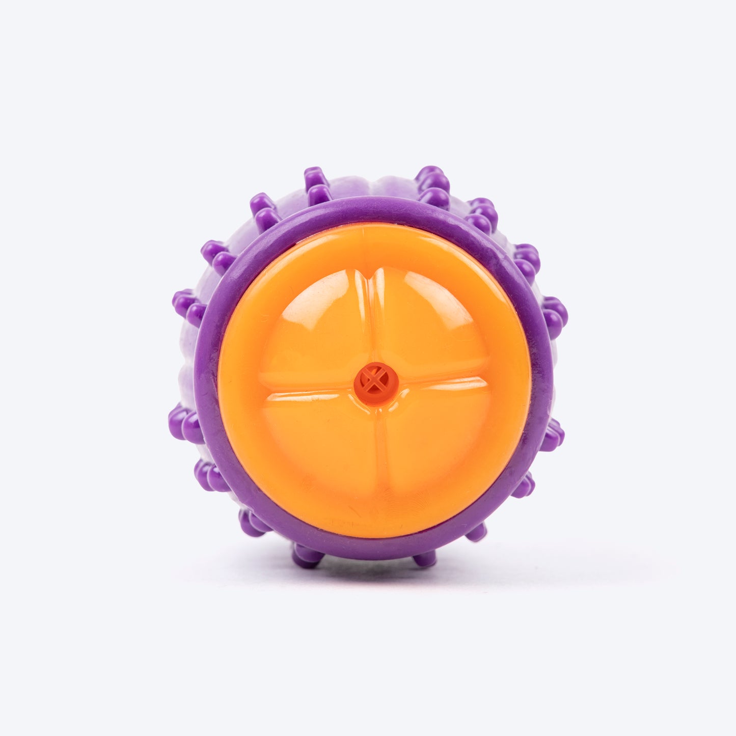 Dash Dog Spikey Sprinter Chew Toy For Dog - Purple & Orange