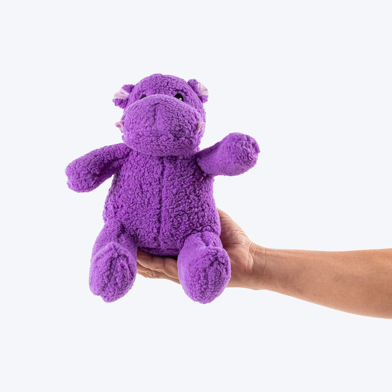 HUFT Harry The Hippo Plush Toy For Dog - Purple