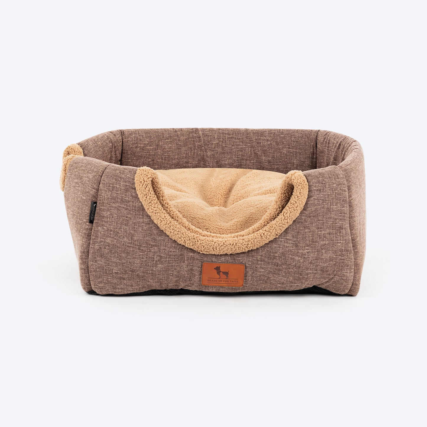 HUFT Furbulous Tent Bed For Cat - Brown & Beige