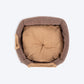 HUFT Furbulous Tent Bed For Cat - Brown & Beige