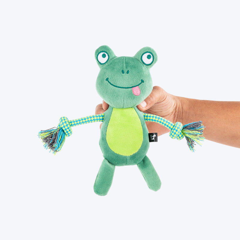 HUFT Fred The Frog Plush Toy For Dog - Green
