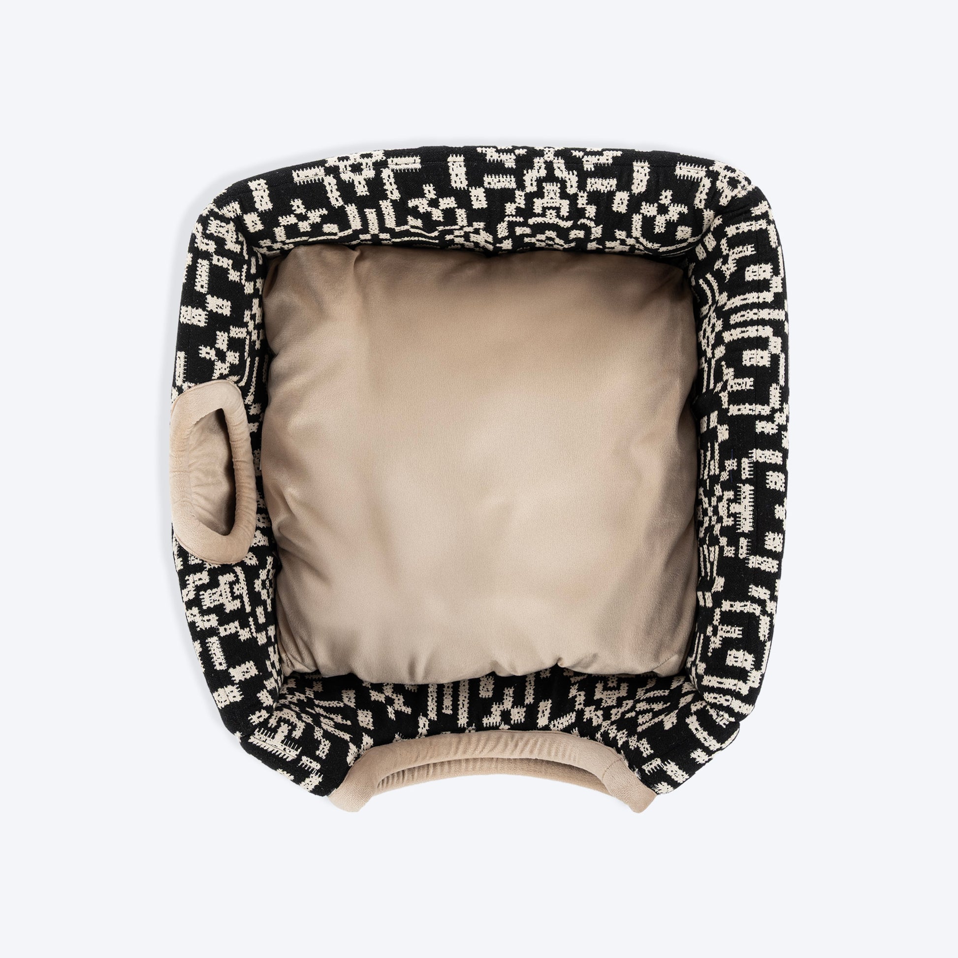 HUFT Furbulous Tent Bed For Cat - Black & White - Heads Up For Tails