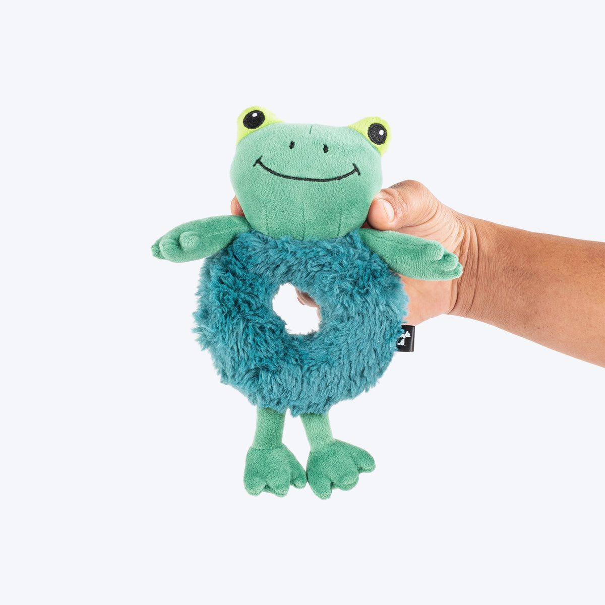 HUFT Froggy Loop Plush Toy For Dog - Green