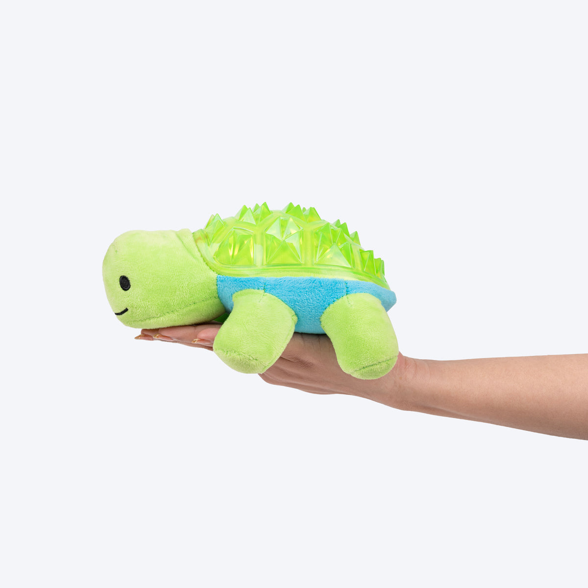 Dash Dog Turtle Tori Chew Toy For Dog - Green - Heads Up For Tails
