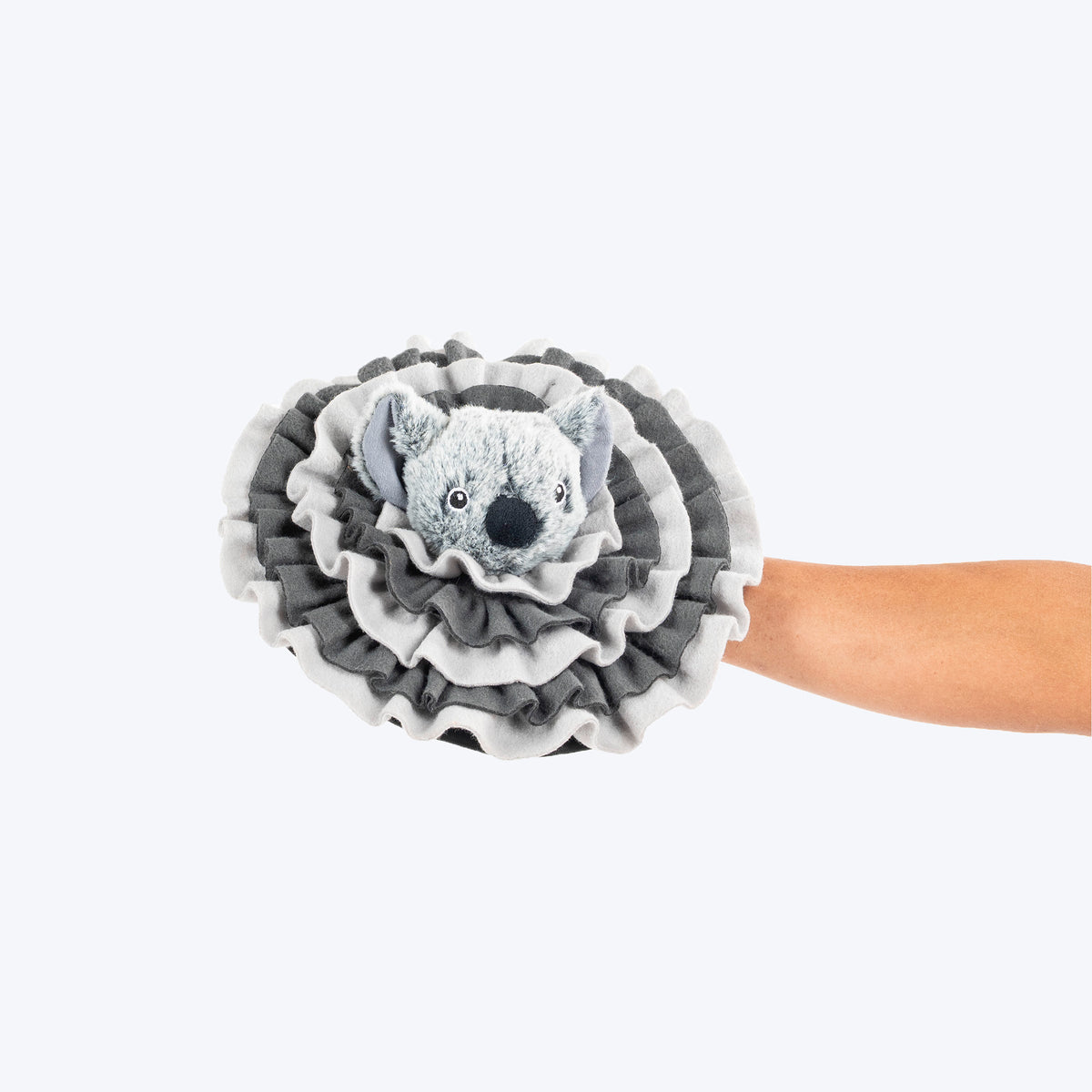 HUFT Fluffy Koala Snuffle Mat for Dog - Grey