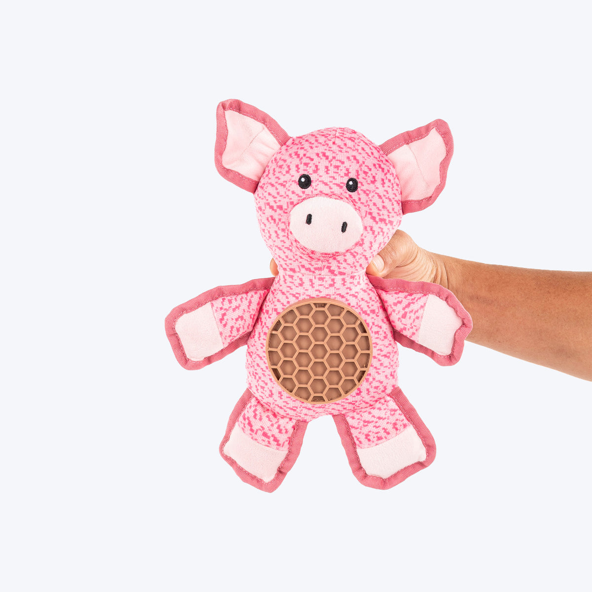 Dash Dog Squeaky Pig Interactive Toy For Dog - Pink