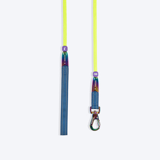 Dash Dog Powerpull Rope Leash For Dog - Neon Green