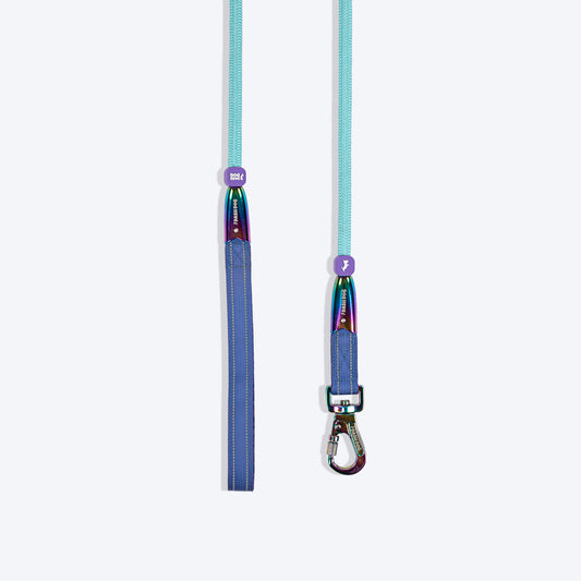 Dash Dog Powerpull Rope Leash For Dog - Aqua Blue