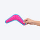 Dash Dog Back-Track Boomerang Chew Toy For Dog - Pink