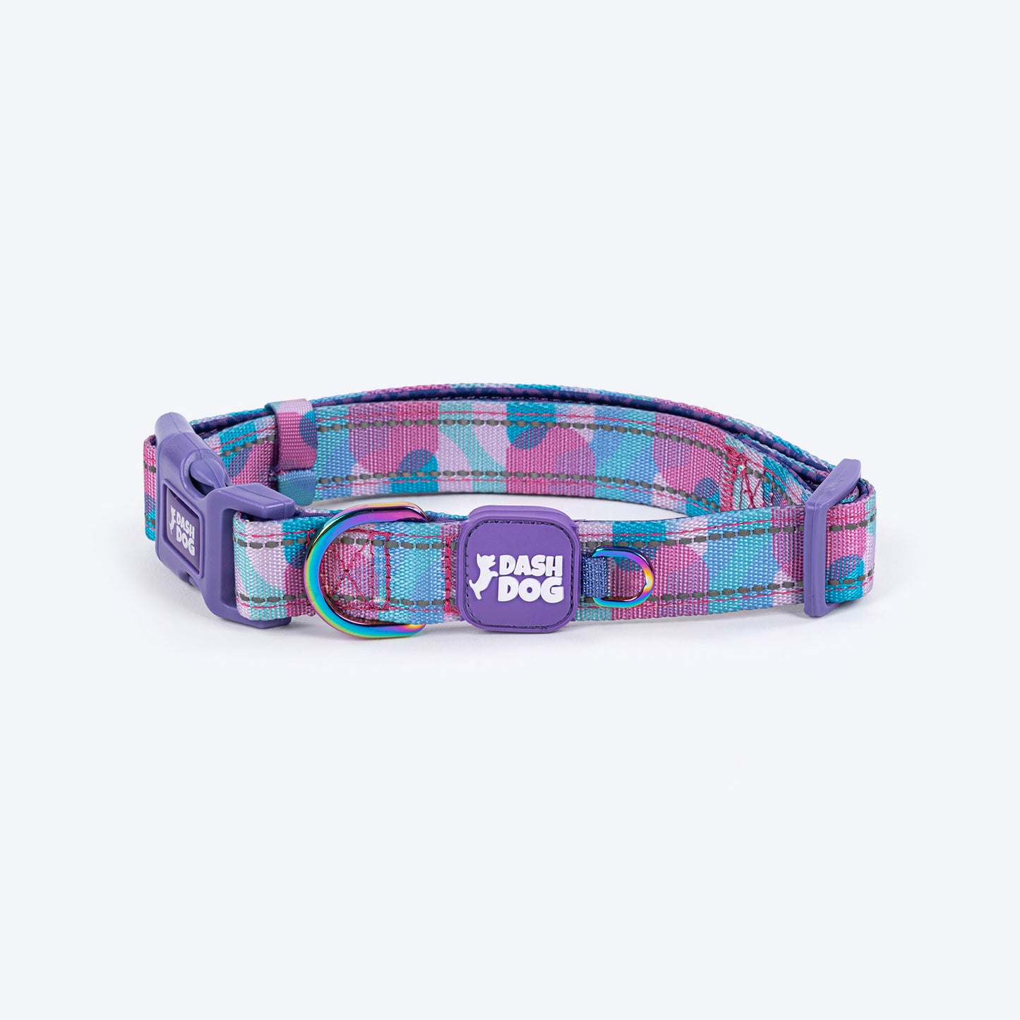 Dash Dog Galaxy Padded Collar For Dog - Purple