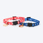 HUFT Meowvelous Collar For Cat - Candy Red & Cobalt Blue_01