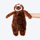 HUFT Silly Sloth Plush Toy For Dog - Brown