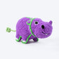 Dash Dog Hippo Tough Toy - Violet_01