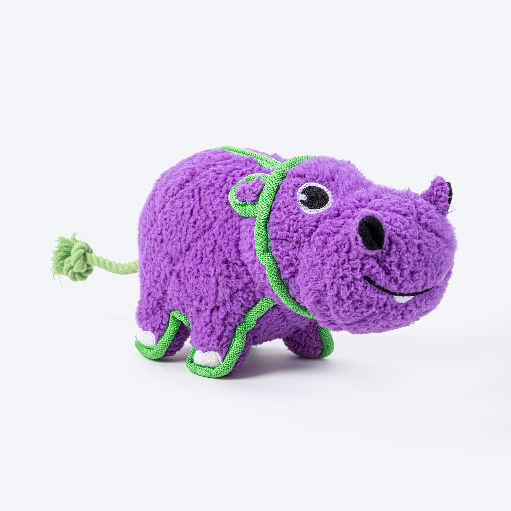 Dash Dog Hippo Tough Toy - Violet_01