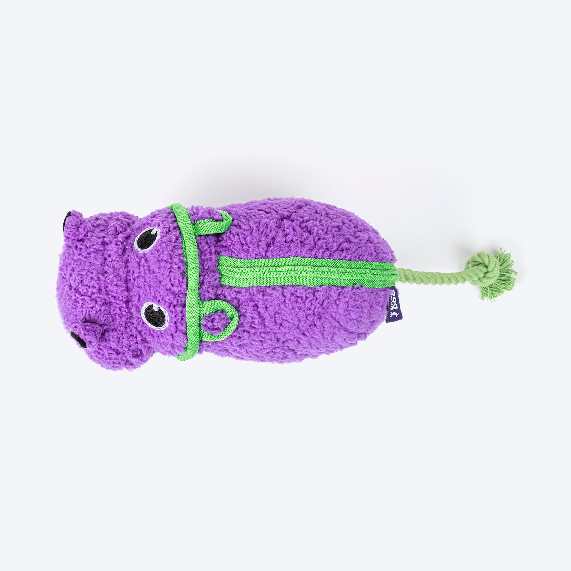 Dash Dog Hippo Tough Toy - Violet_06