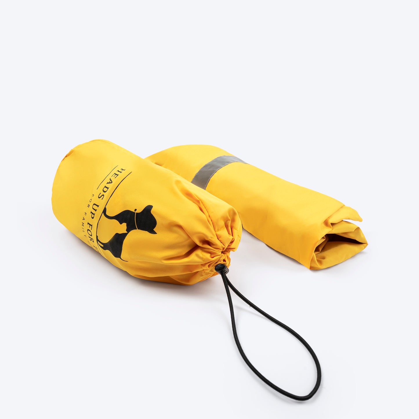 HUFT Magical Mist Dog Raincoat - Bright Yellow - 03