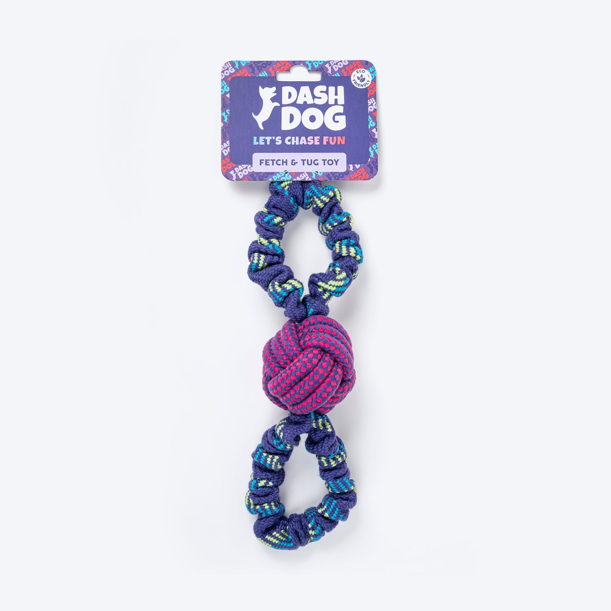Dash Dog Bungee Double Tug Toy For Dog - Blue_04
