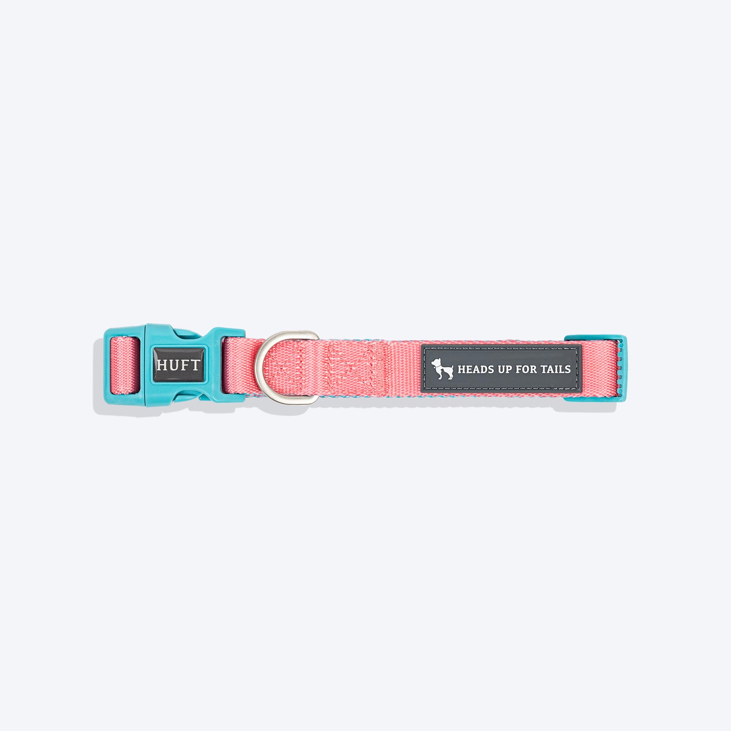 HUFT Dichromatic Collar For Dog - Pink & Turquoise