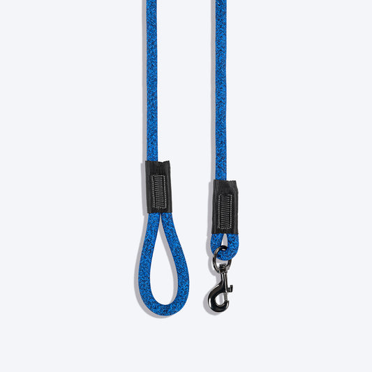 TLC Melange Rope Leash For Dog - Blue
