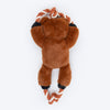 Dash Dog Tug-a-Bear Squeaky Plush Toy For Dog - Brown - Heads Up For Tails