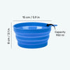 HUFT Collapsible Travel Bowl For Dog & Cat - Blue