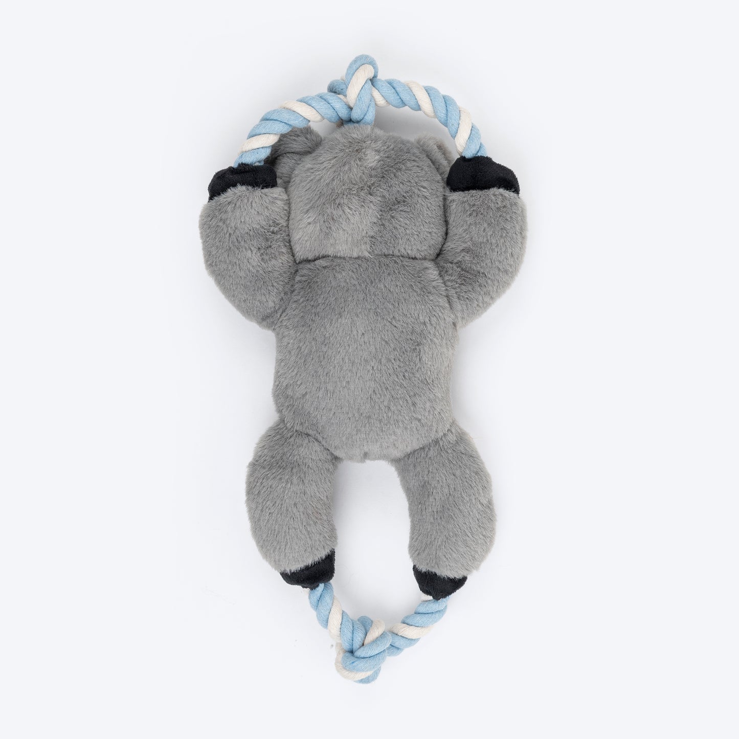 Dash Dog Kuddly Koala Squeaky Plush Toy For Dog - Grey - Heads Up For Tails