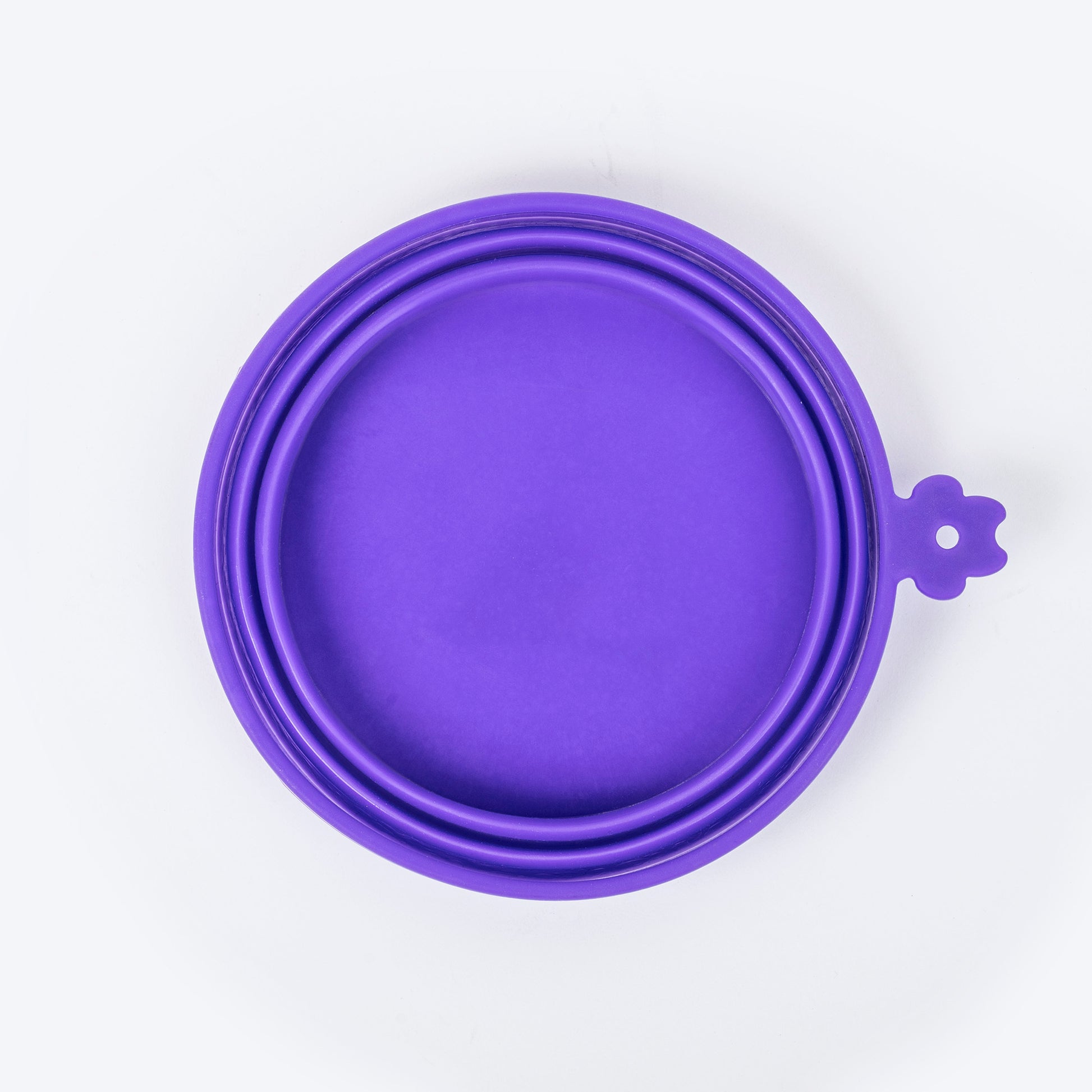 Dash Dog Collapsible Travel Bowl For Pets - Violet - Heads Up For Tails