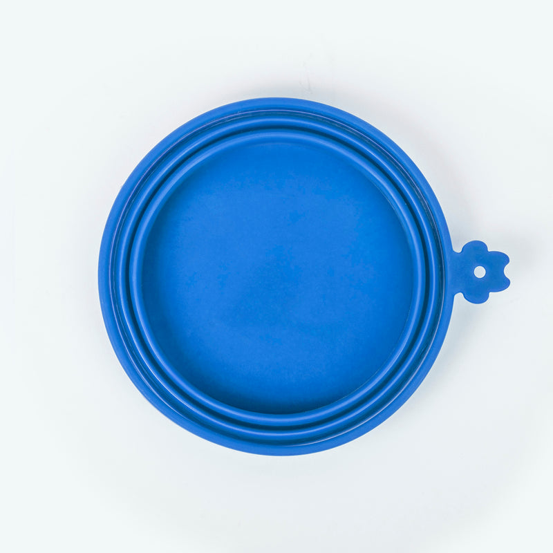 HUFT Collapsible Travel Bowl For Dog & Cat - Blue