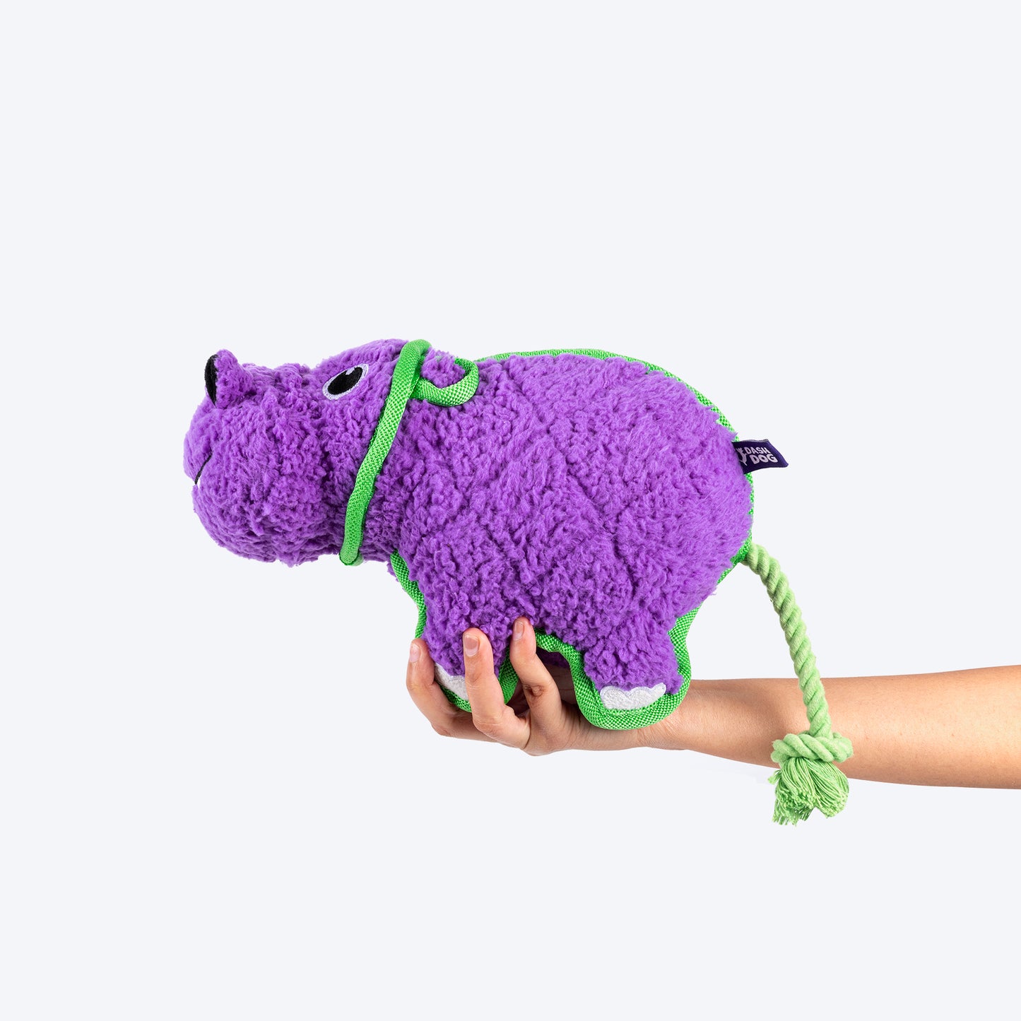 Dash Dog Hippo Tough Toy - Violet_04