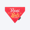 HUFT Rani Beti Bandana For Dog - Pink - Heads Up For Tails