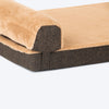 HUFT Furry Orthopedic Dog Bed - Brown (Made To Order) - Heads Up For Tails