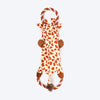Dash Dog Stripy Giraffe Squeaky Plush Toy For Dog - Brown & Beige - Heads Up For Tails
