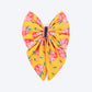 HUFT Blush Bloom Lady Bow Tie For Dog - Yellow - Heads Up For Tails