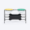 HUFT Pawlicious Double Diner For Dog - Multicolor - Heads Up For Tails