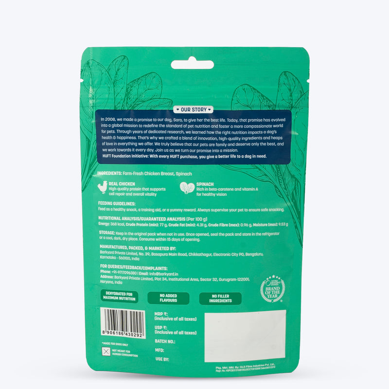 Sara's Chicken Jerky with Spinach - 70 g