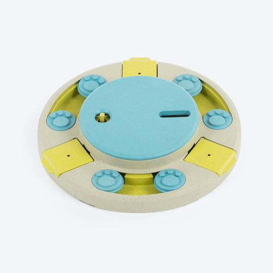 HUFT Puzzle Pop Interactive Toy For Dog - Blue & Green - Heads Up For Tails