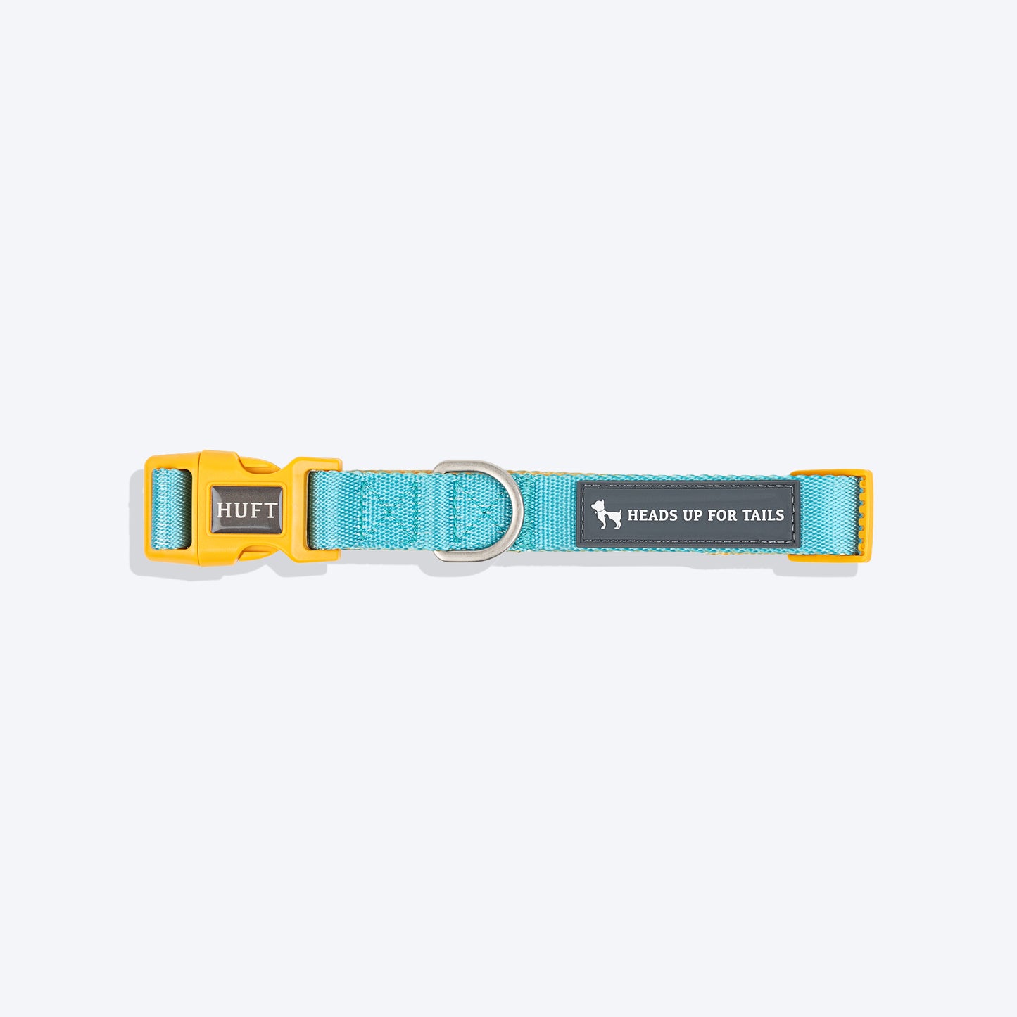 HUFT Dichromatic Collar For Dog - Turquoise & Yellow