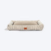 HUFT Pebble Weave Lounger Bed For Dog - Grey