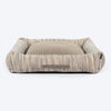 HUFT Pebble Weave Lounger Bed For Dog - Grey