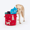 HUFT Toothy Nomster Plush Toy For Dog - Blue - Heads Up For Tails