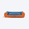 HUFT EasyStep Herring Lounger Bed For Dog - Orange & Blue
