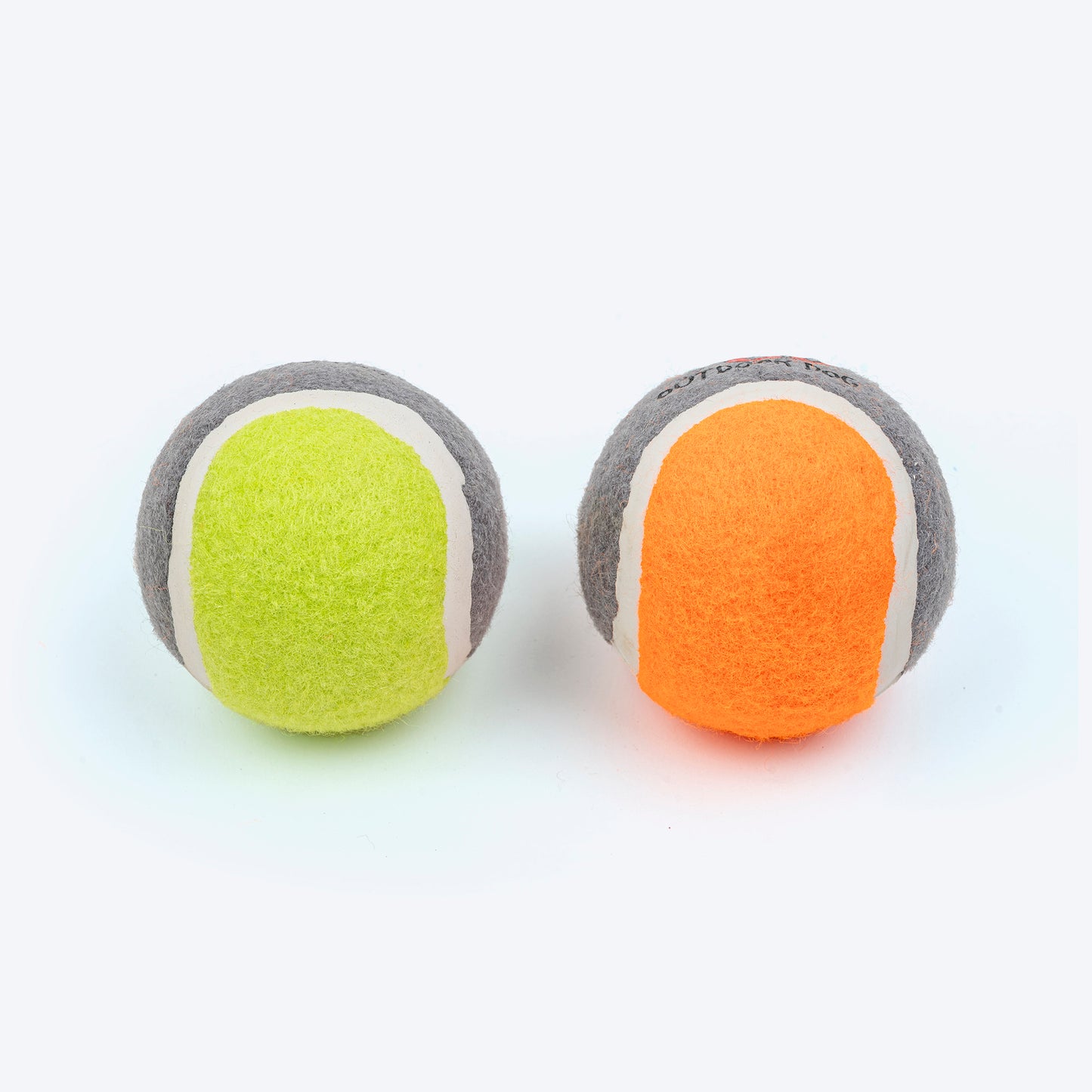 HUFT Big Bouncers Tennis Ball Toy For Dog - Orange & Green_02