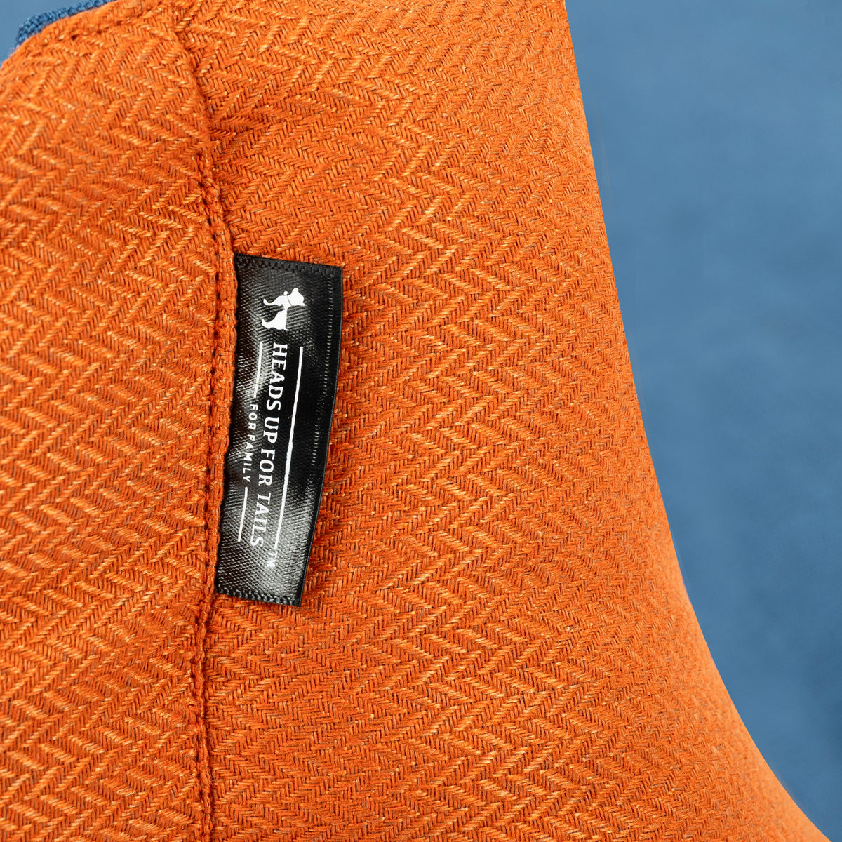 HUFT EasyStep Herring Lounger Bed For Dog - Orange & Blue